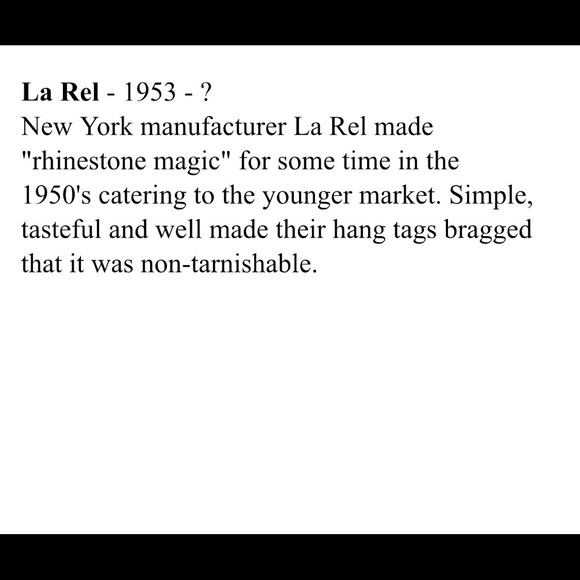 La Rel Vintage Rhinestone Necklace Earring Set - Picture 10 of 11